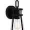 Quoizel Barber Outdoor Wall 1 Light Matte Black BAB8406MBK - alternate 4